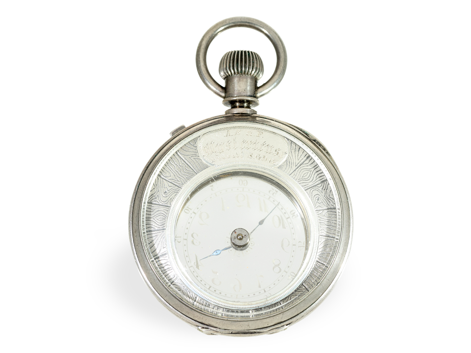 Pocket watch: rare "Mysterieuse", Armand Schwob & Frères in La Chaux-de-Fonds around 1890 - Image 2 of 2