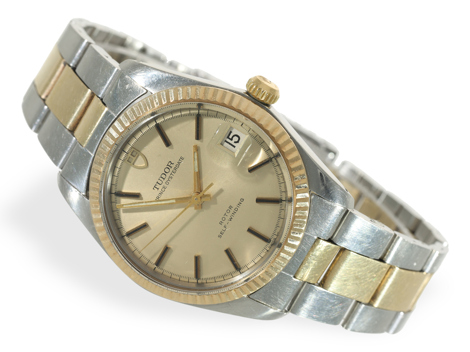 Armbanduhr: vintage Tudor Prince Oysterdate, Stahl/Gold