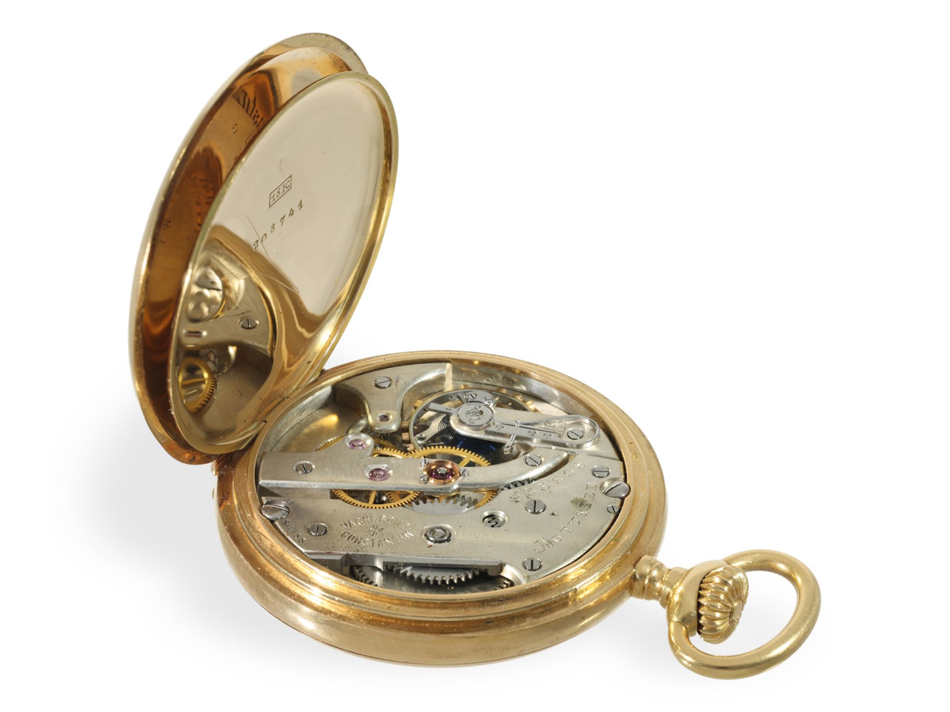Taschenuhr: feines Genfer Ankerchronometer von Vacheron & Constantin, ca.1910 - Bild 6 aus 7