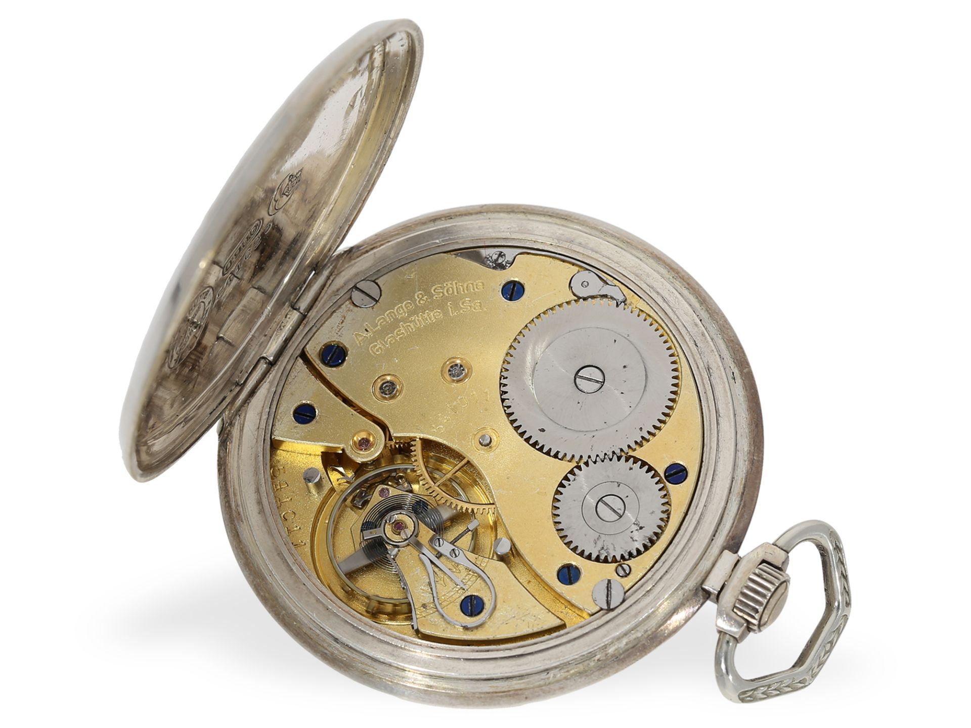 Pocket watch: A. Lange & Söhne Glashütte dress watch with original box and papers - Image 2 of 6