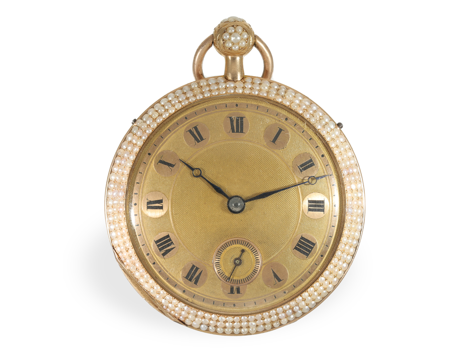 Important, museum-quality pocket watch with Oriental pearl setting and repeater, probably Bautte & M - Image 2 of 10