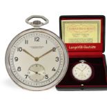 Pocket watch: A. Lange & Söhne Glashütte dress watch with original box and papers