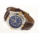 Armbanduhr: Breitling Wings Lady Stahl/Gold Damenuhr mit Datum, Ref. B67350, ca. 2000