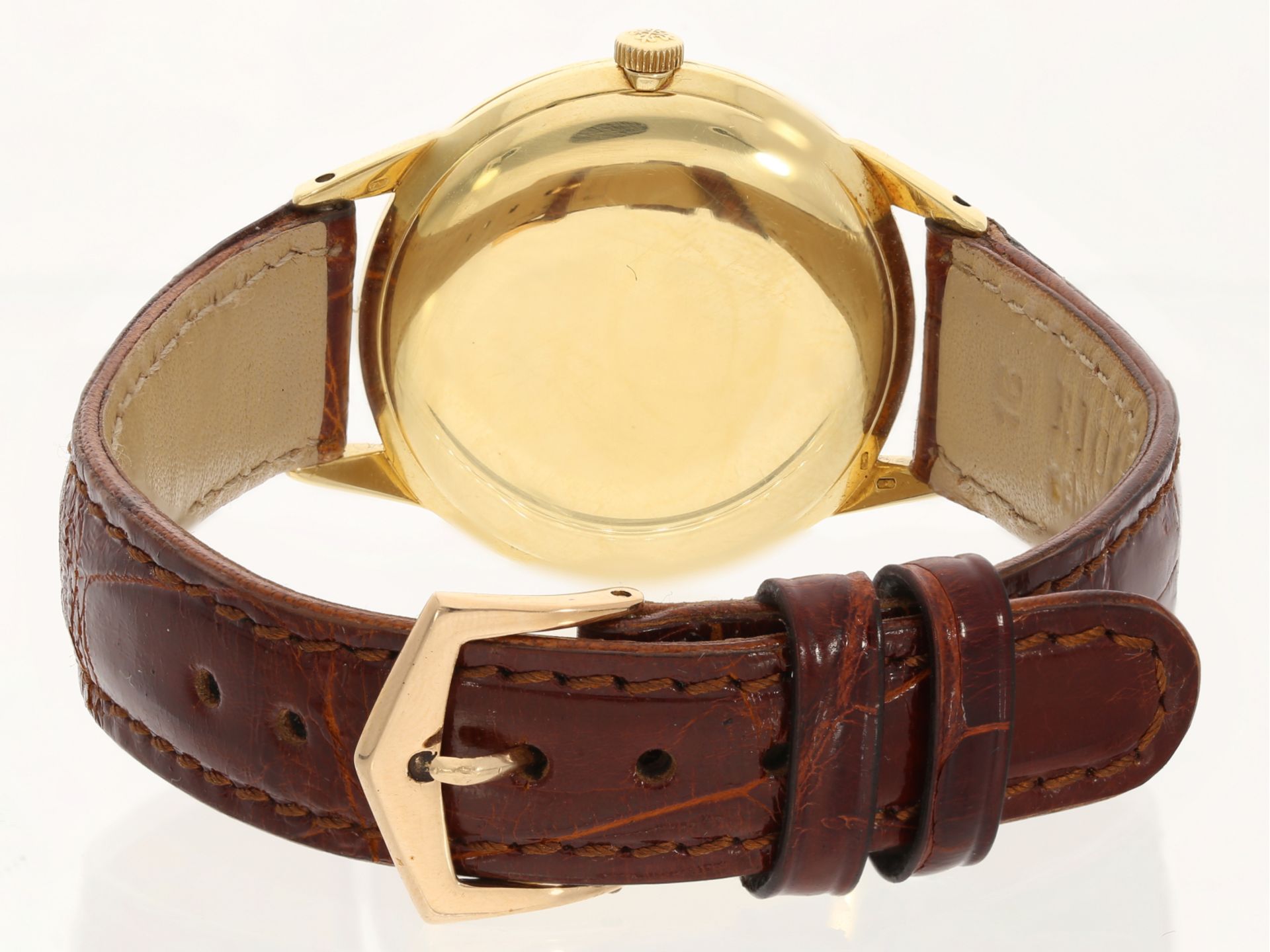 Armbanduhr: schöne Patek Philippe Calatrava in 18K Gold, Ref. 2568-1, 1950er - Image 5 of 7