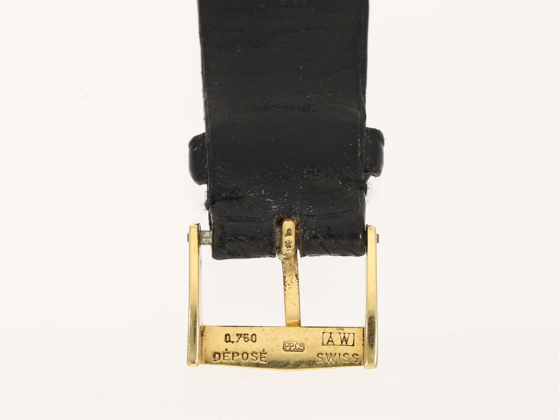Armbanduhr: große 18K Gold Patek Philippe Ellipse, Ref. 3544, ca. 1970 - Bild 4 aus 6