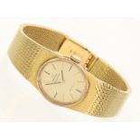 Armbanduhr: goldene vintage Damenuhr aus dem Hause Omega, De Ville "Ladymatic"
