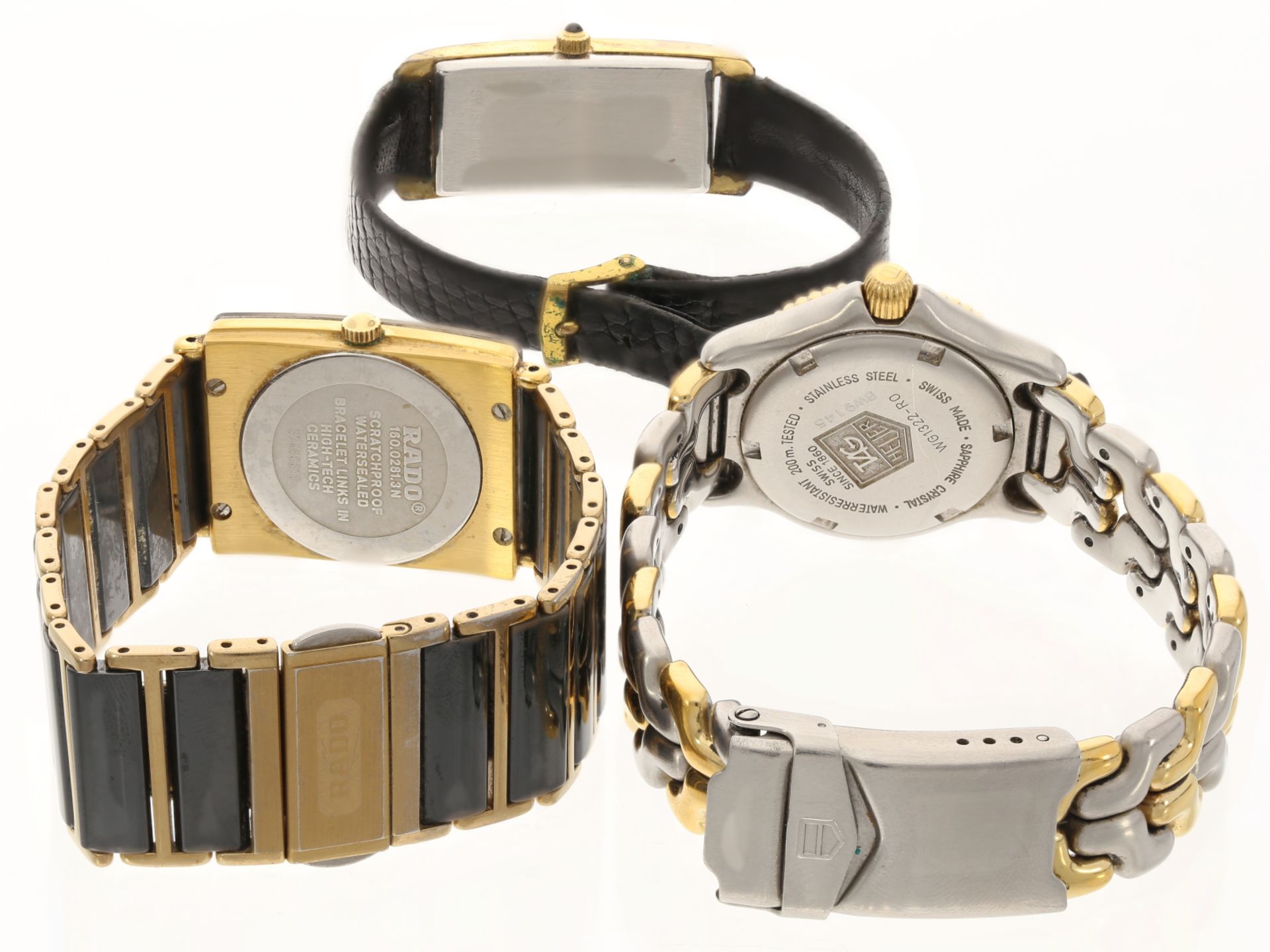 Konvolut bestehend aus drei Armbanduhren: Tag Heuer Professional Taucheruhr, Rado Diastar, Simon - Image 3 of 3