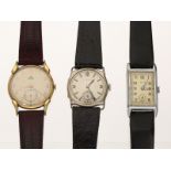 Armbanduhr: Konvolut von 3 vintage Armbanduhren, Eterna, Orano, Berg
