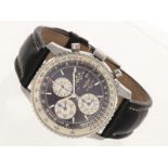 Armbanduhr: Breitling Navitimer 1461 Chronograph in Stahl, Re. A19022, limitiert No. 164/250