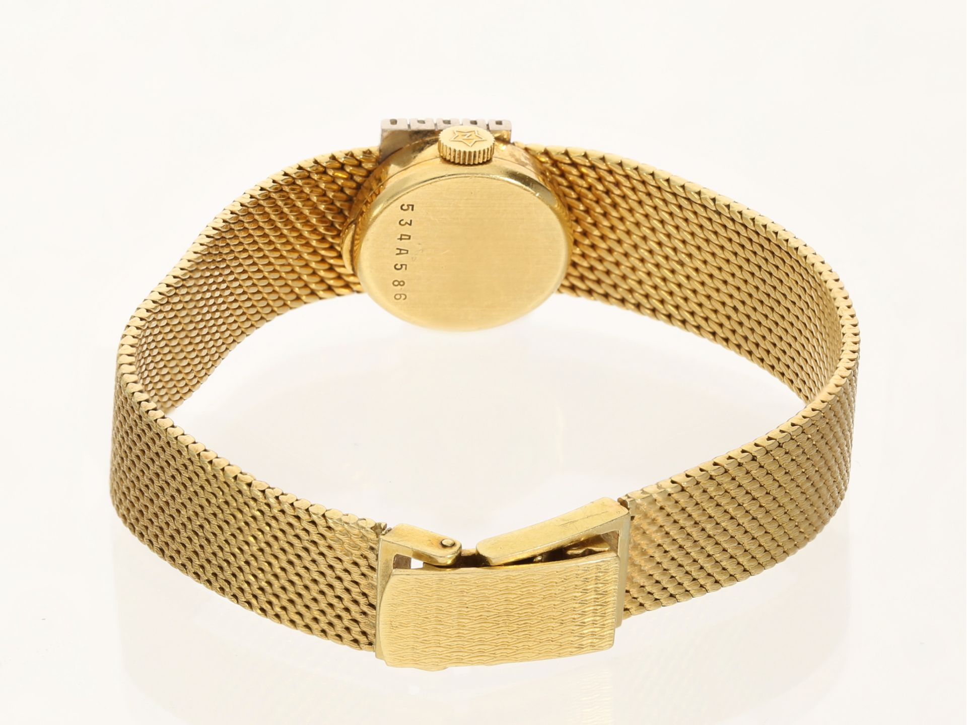 Armbanduhr: vintage Damenuhr der Marke Zenith, 18K Gold, 80er Jahre - Image 3 of 3