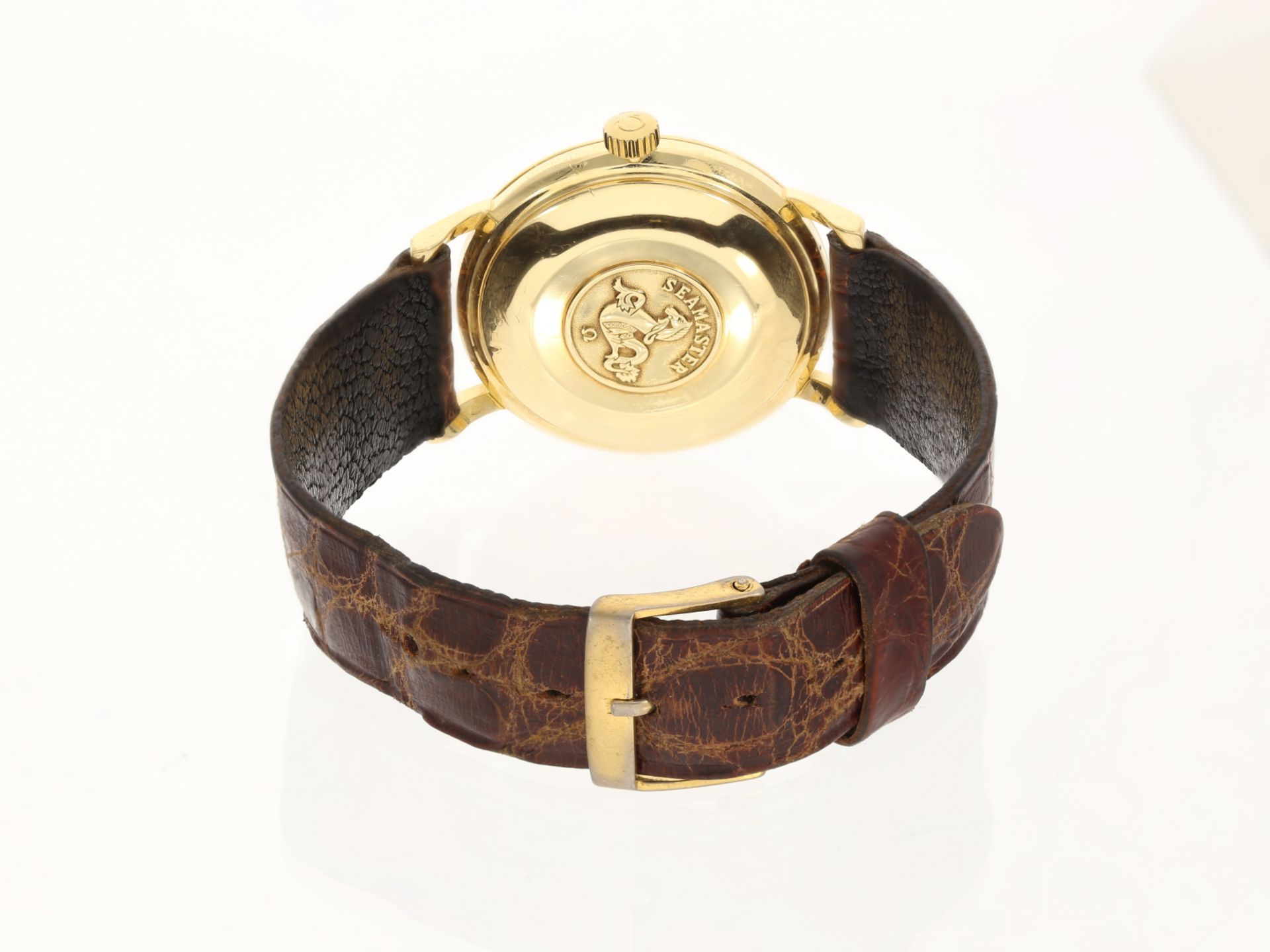Armbanduhr: vintage Omega Seamster De Ville in 14K Gold, 1960er - Bild 4 aus 4