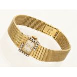 Armbanduhr: vintage Damenuhr der Marke Zenith, 18K Gold, 80er Jahre