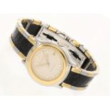 Armbanduhr: automatische Wempe Damenuhr in Stahl/18K Gold, "Le Bracelet", 90er Jahre