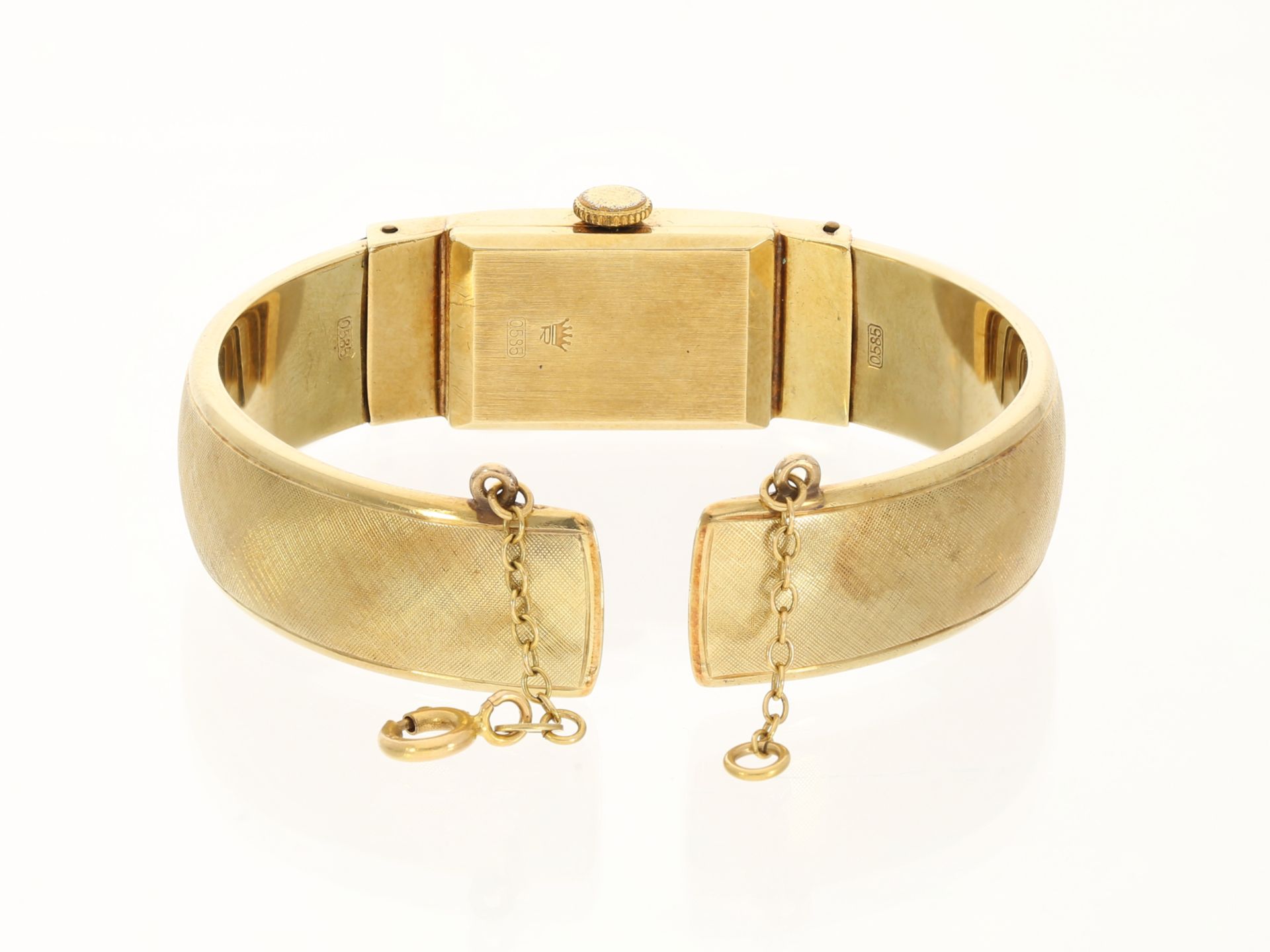 Armbanduhr: vintage Spangenuhr der Marke Zentra, 14K Gold - Bild 3 aus 3