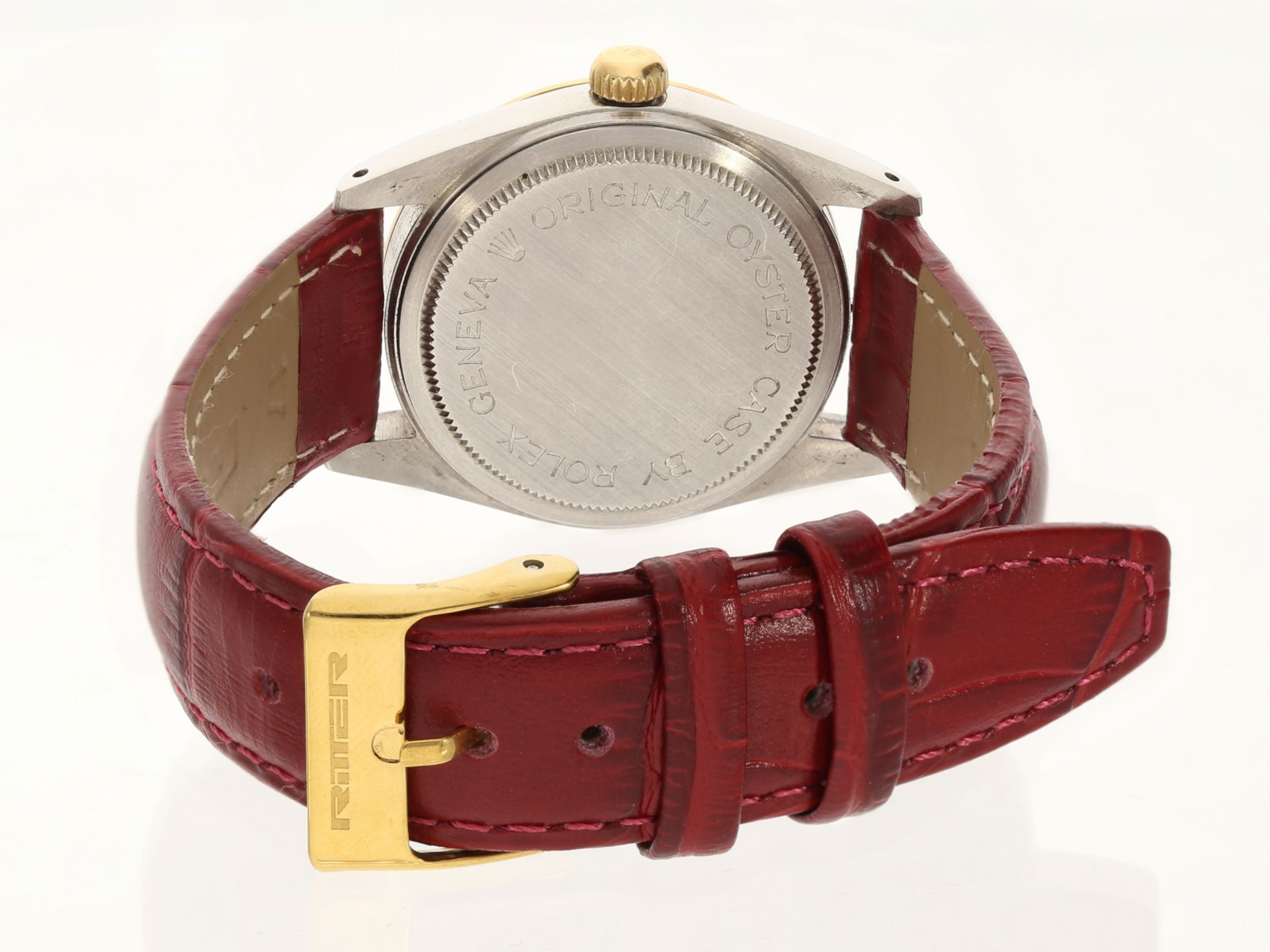 Armbanduhr: vintage Tudor Prince Oysterdate in Stahl/Gold, Ref. 72033, Ende 1980er Jahre - Bild 5 aus 8