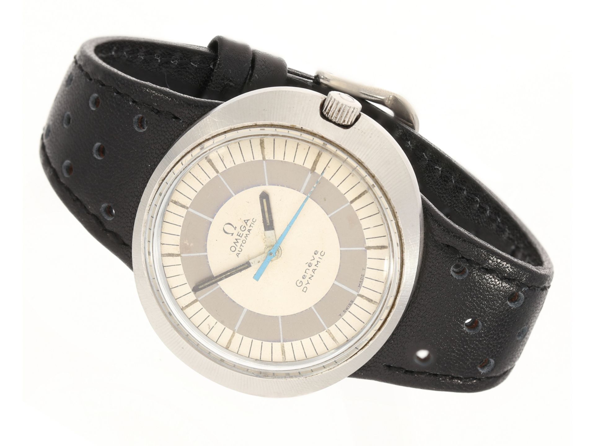 Armbanduhr: vintage Sportmodell Omega Dynamic in Stahl, Ende 1960er
