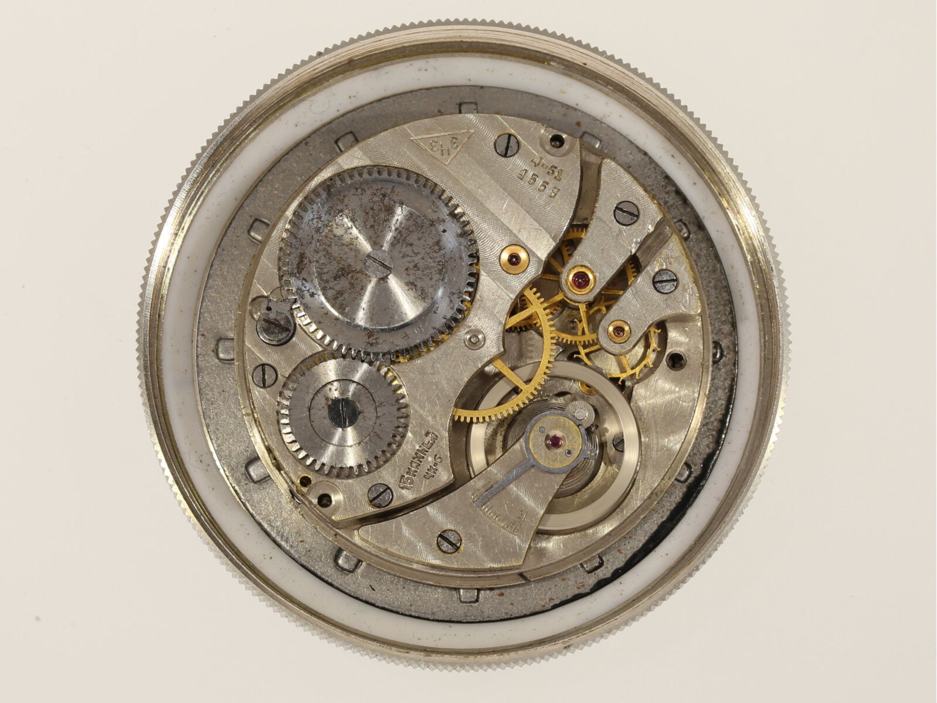Armbanduhr: Interessante,außergewöhnliche vintage Militär-Taucheruhr russischer Herkunft, Slatousker - Bild 5 aus 5