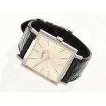 Armbanduhr: quadratische Vintageuhr von Eberhard & Co, Stahl, 1950er