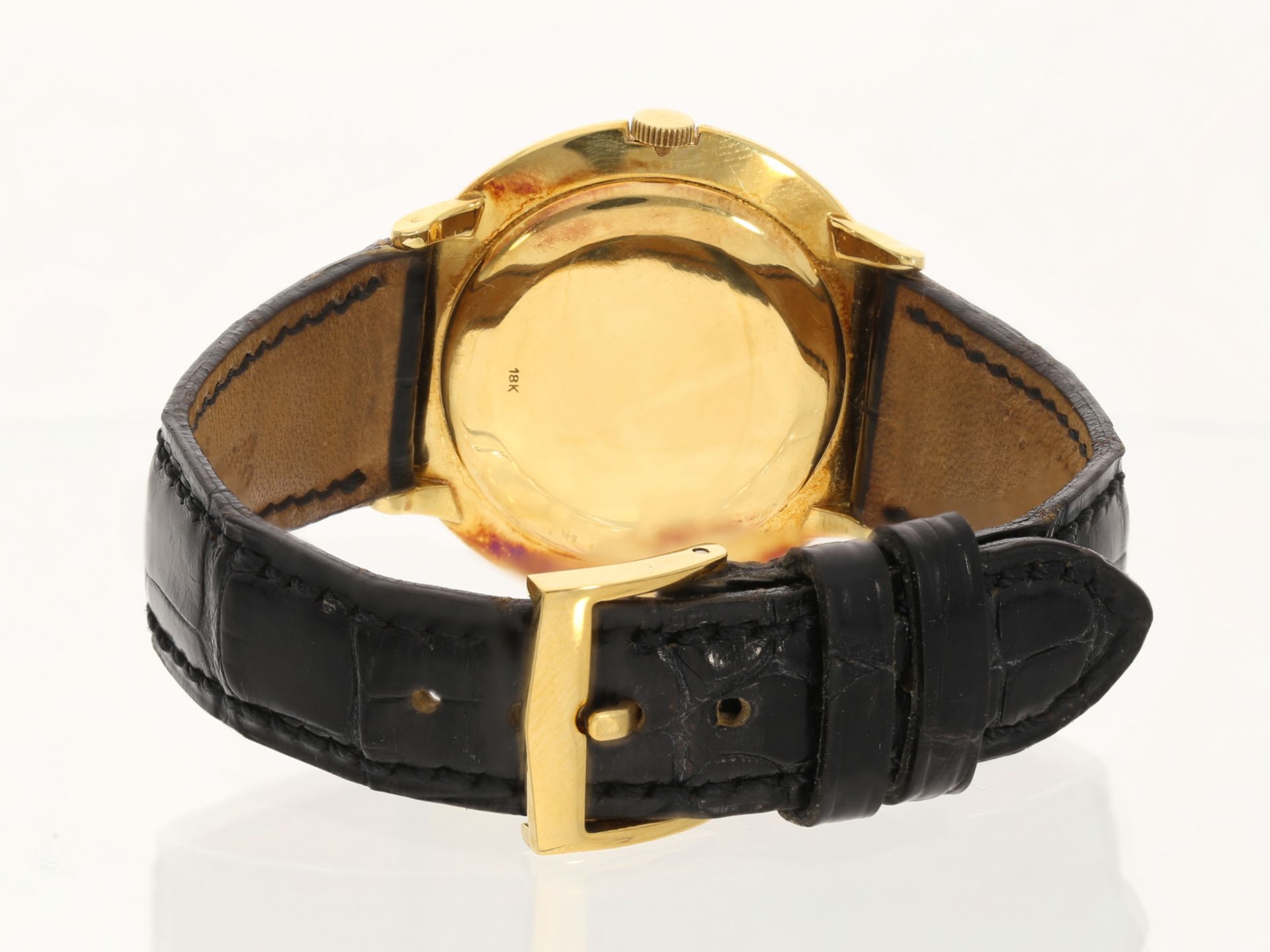Armbanduhr: frühe Patek Philippe Calatrava Ref. 2501, 18K Gold, 1950er - Bild 3 aus 5