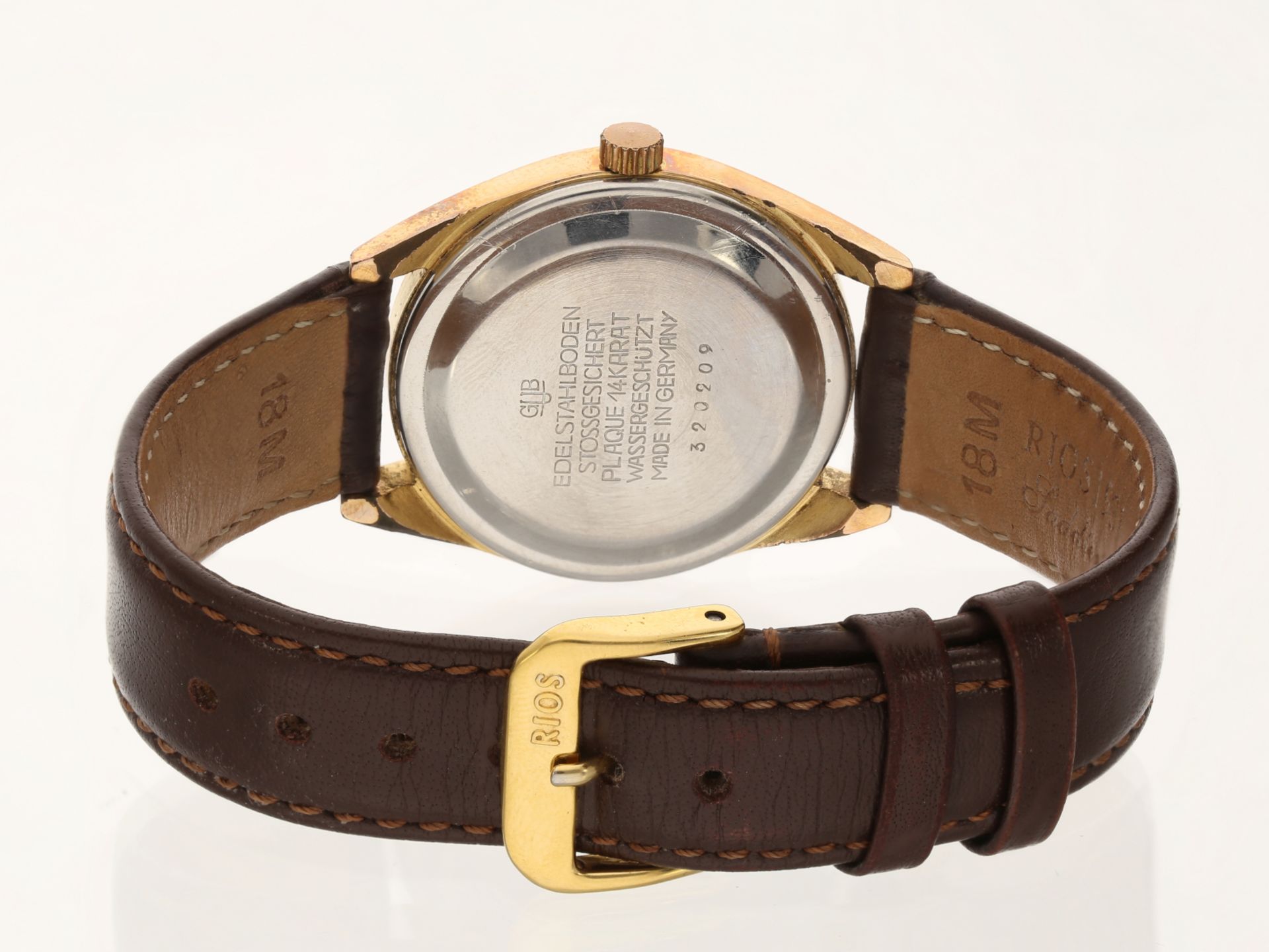 Armbanduhr: vintage Glashütte Spezimatic GUB, ca. 1970 - Bild 3 aus 3