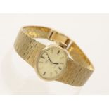 Armbanduhr: vintage Schmuckuhr in 14K Gold, "EFrico"
