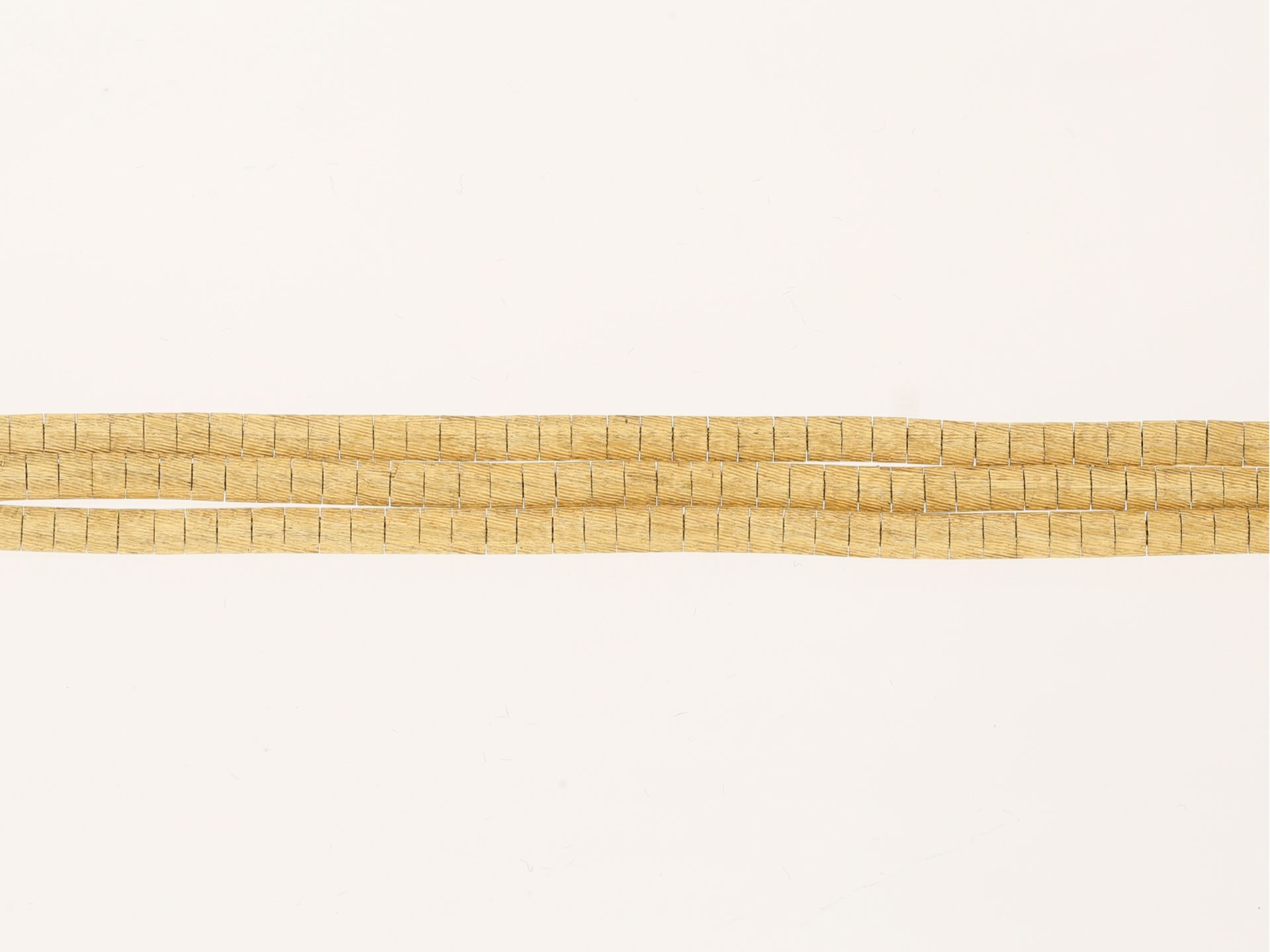 Armband: mehrreihiges vintage Goldschmiedearmband aus 18K Gold - Bild 2 aus 3