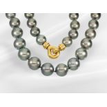 Necklace: formerly very expensive Tahitian pearl necklace 12-15mm!, original price approx. 13,000€, 