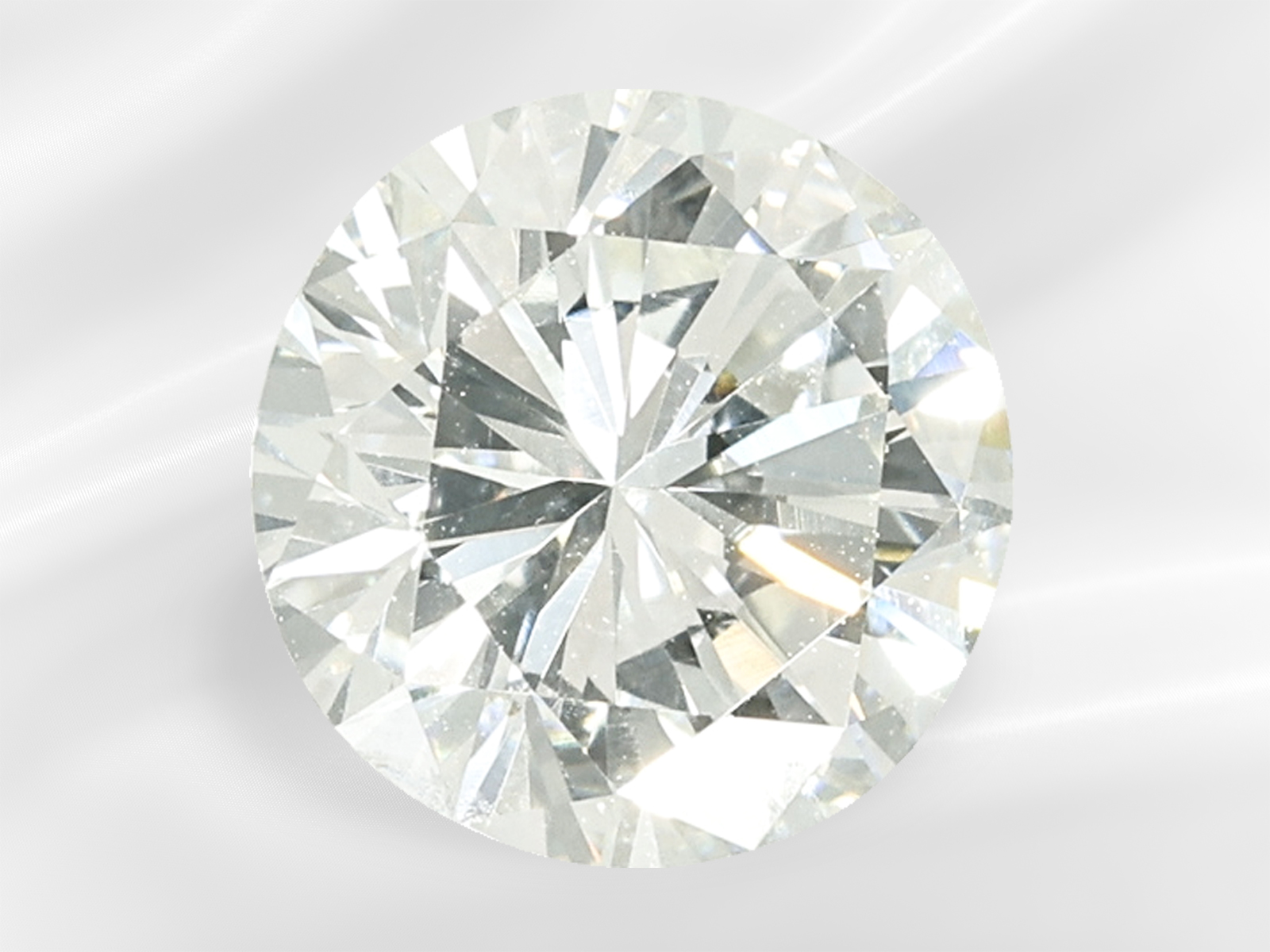 Extremely fine brilliant-cut diamond in top quality, Top Wesselton/VVS1 1.16ct, DPL Expertise - Image 3 of 3