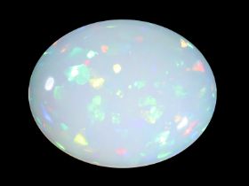 Opal: außergewöhnlicher Opal mit schönem Farbspiel, ca. 19,3ct