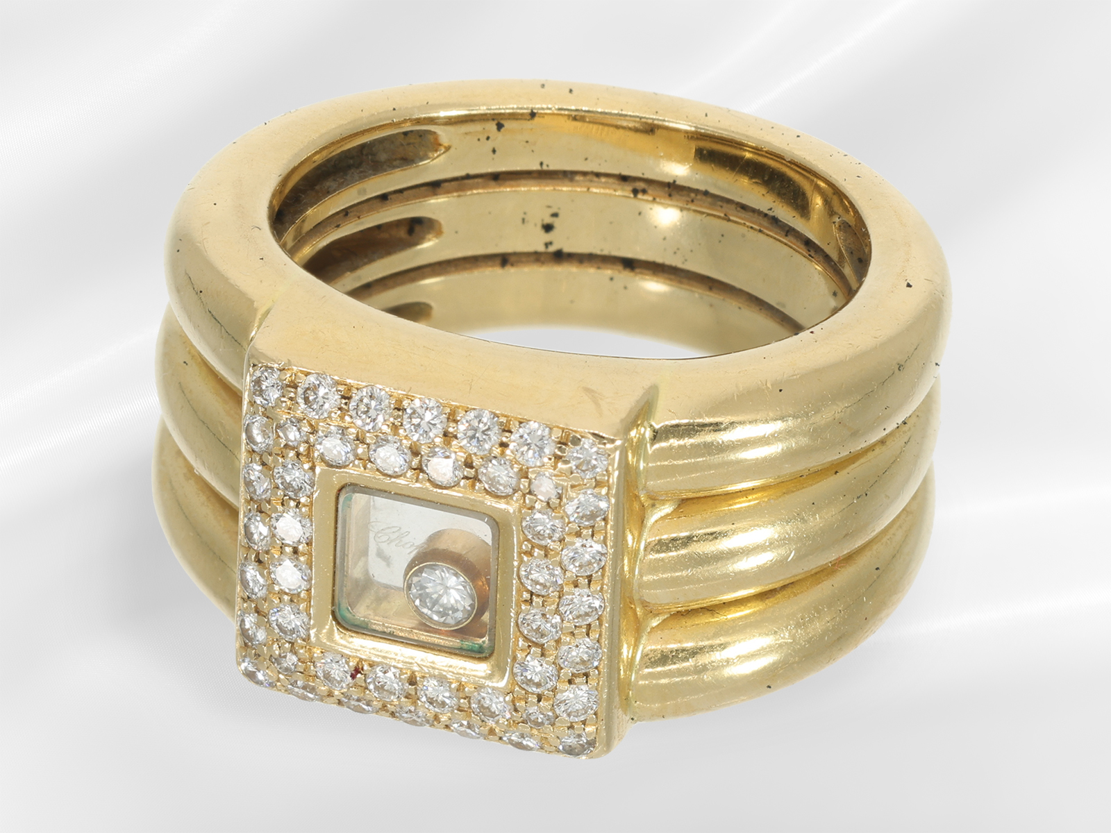 Ring: formerly expensive Chopard ring "Happy Diamonds" with box and certificate - Image 4 of 4
