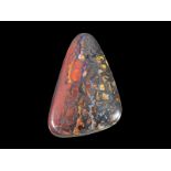 Opal: beautiful boulder opal, also called coroite with interesting matrix, approx. 21.5ct