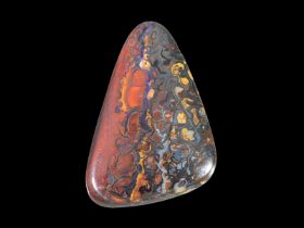 Opal: schöner Boulder-Opal, auch Koroit genannt mit interessanter Matrix, ca. 21,5ct