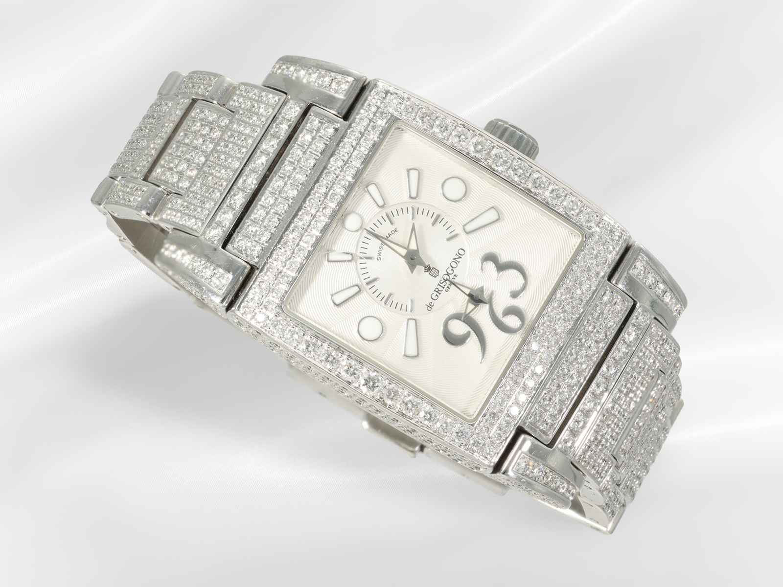 Wristwatch: very high-quality, luxurious men's watch/women's watch, "Instrumentino by Grisogno Genev