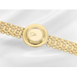 Armbanduhr: sehr seltene vintage Chopard Damenuhr in 18K Gold, 70er Jahre