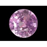 Loose, natural pink sapphire of approx. 1.54ct, incl. GLA certificate from Austria