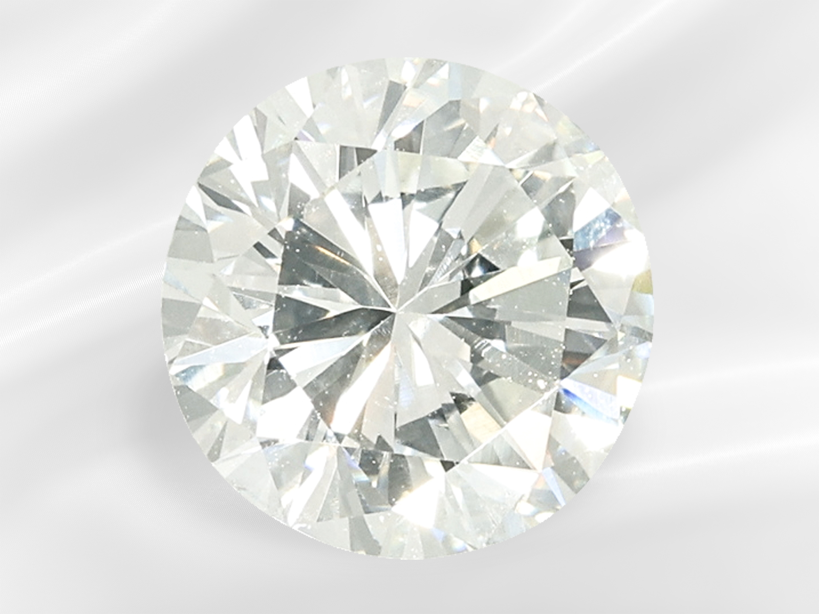 Extremely fine brilliant-cut diamond in top quality, Top Wesselton/VVS1 1.16ct, DPL Expertise - Image 2 of 3