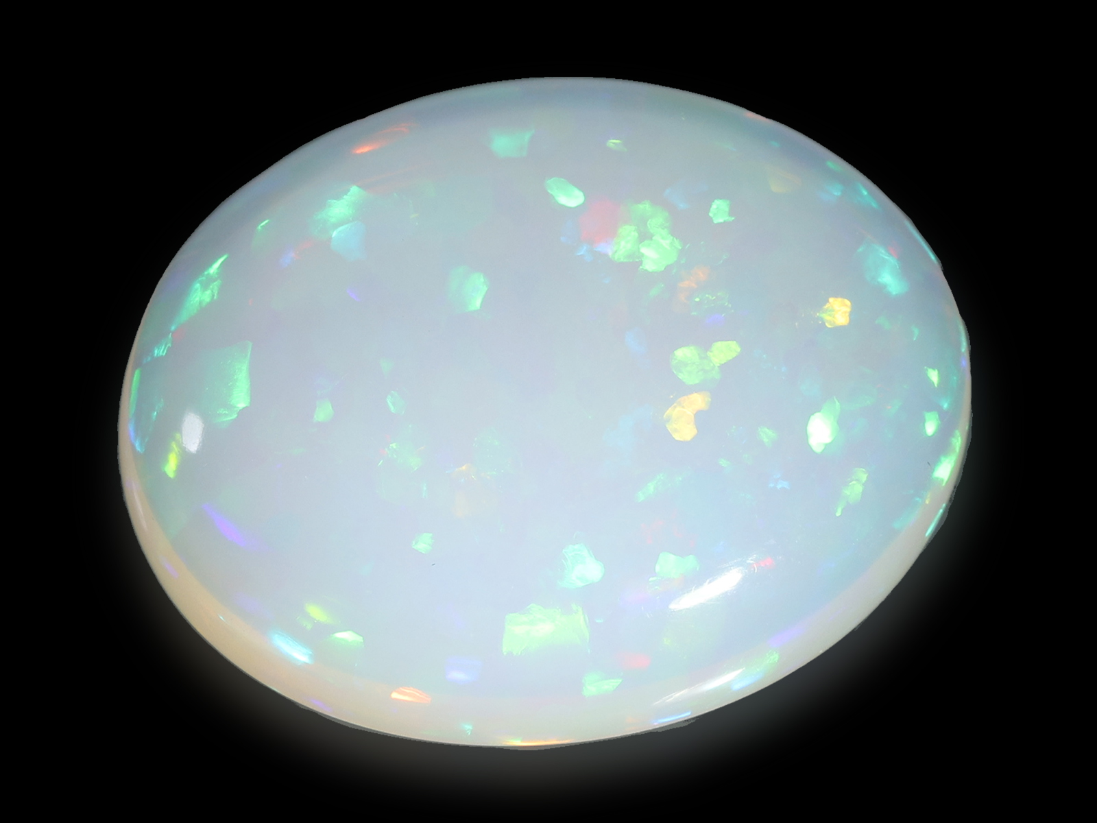 Opal: exceptional opal with beautiful play of colours, approx. 19.3ct - Image 2 of 2