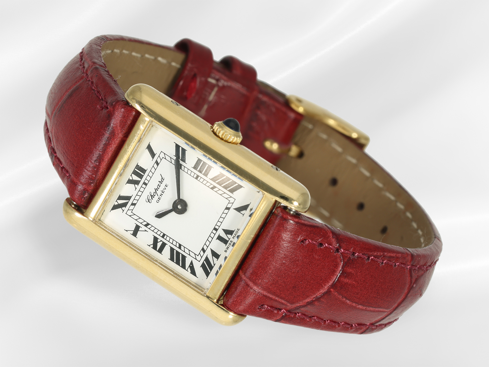 Wristwatch: fine Cartier Tank ladies' watch, reference 5054