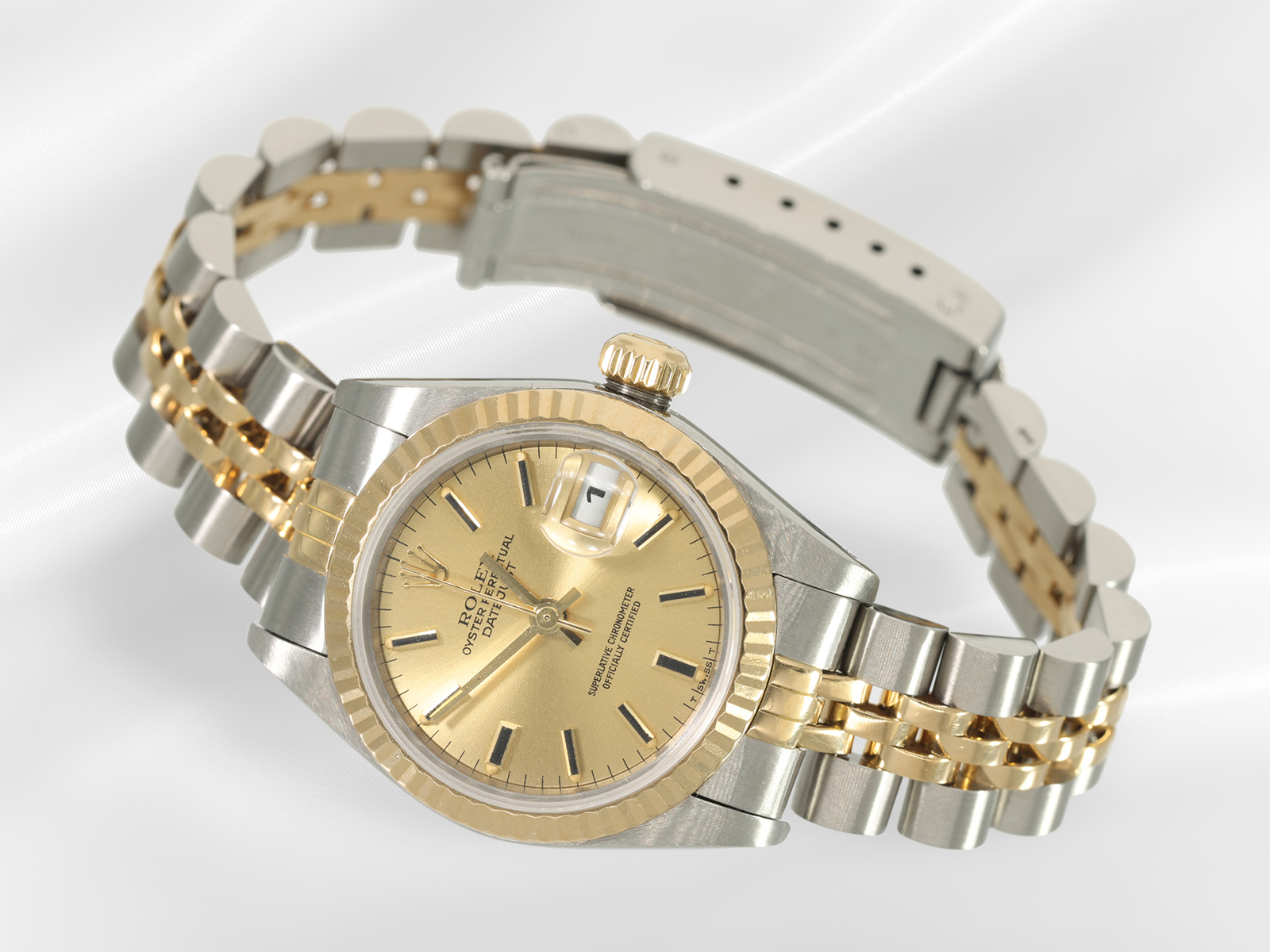 Wristwatch: Rolex Lady-Datejust Ref.69173 in steel/gold, year of manufacture 1987