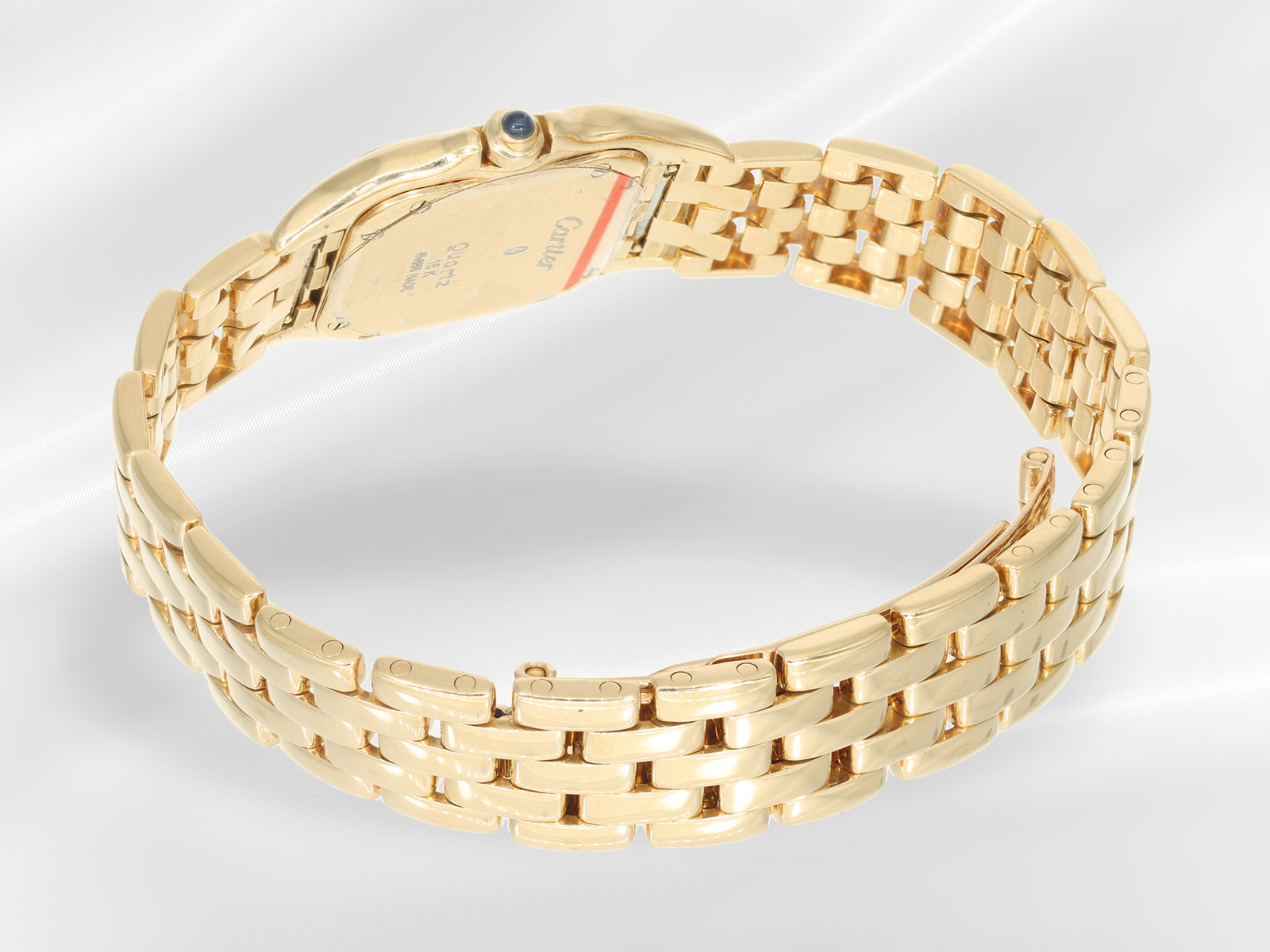 Wristwatch: luxurious Cartier ladies' watch in 18K gold "Panthère 22 x 28" - Image 4 of 4