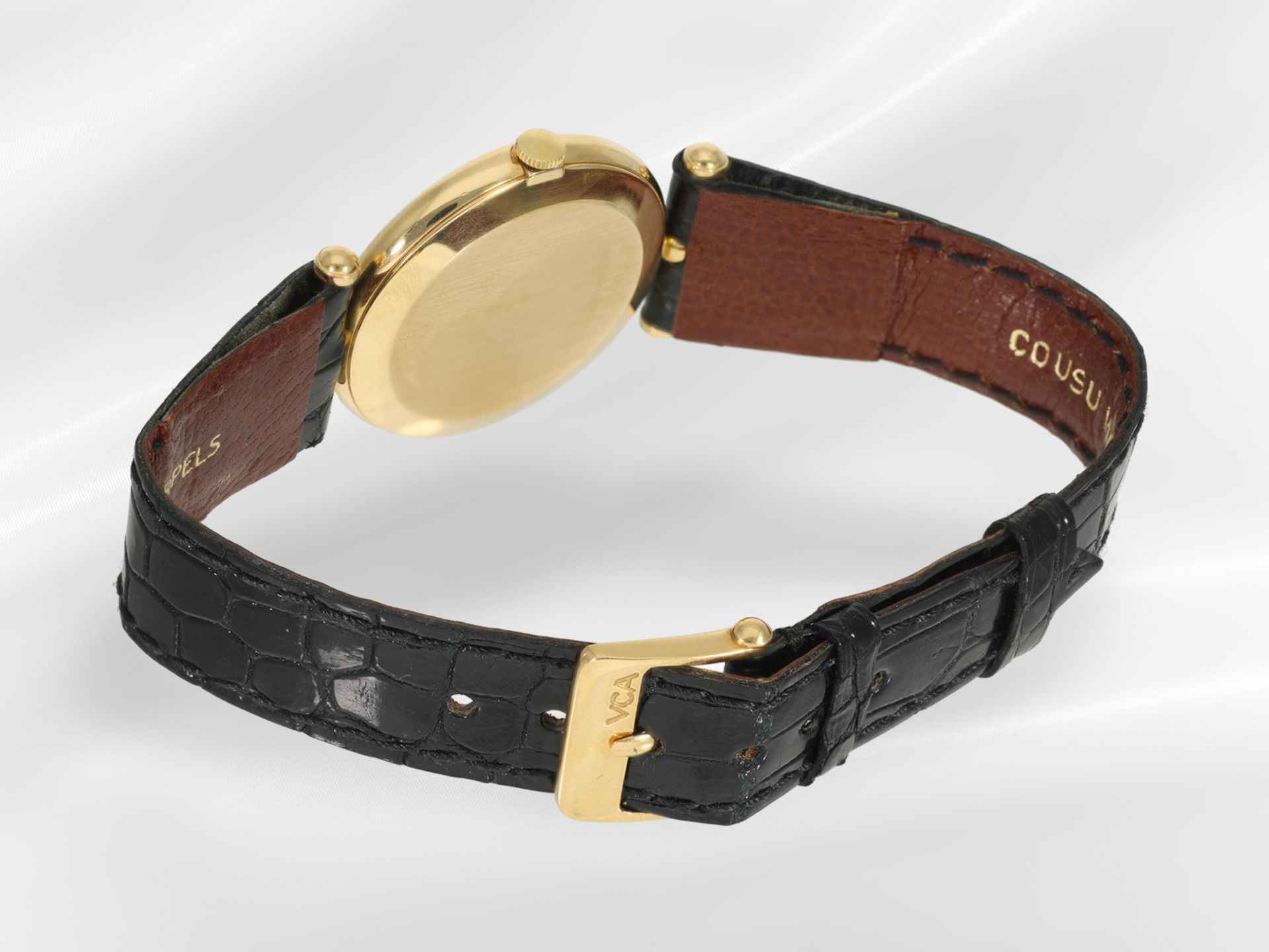 Armbanduhr: luxuriöse Damenuhr, Van Cleef & Arpels, 18K Gold - Bild 3 aus 3