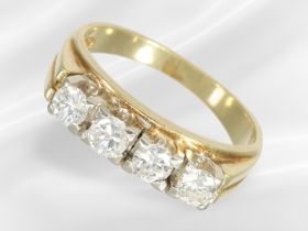 Ring: vintage Brillant/Gelbgoldring, ca. 0,68ct