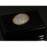 Opal: schöner schillernder Opal- Cabochon von ca. 18ct