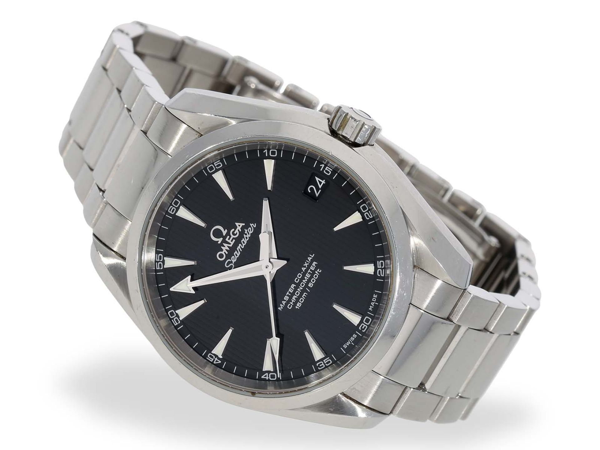 Armbanduhr: hochwertige, sportliche Omega, Seamaster Aqua Terra Co-Axial Chronometer Ref. 2311039210