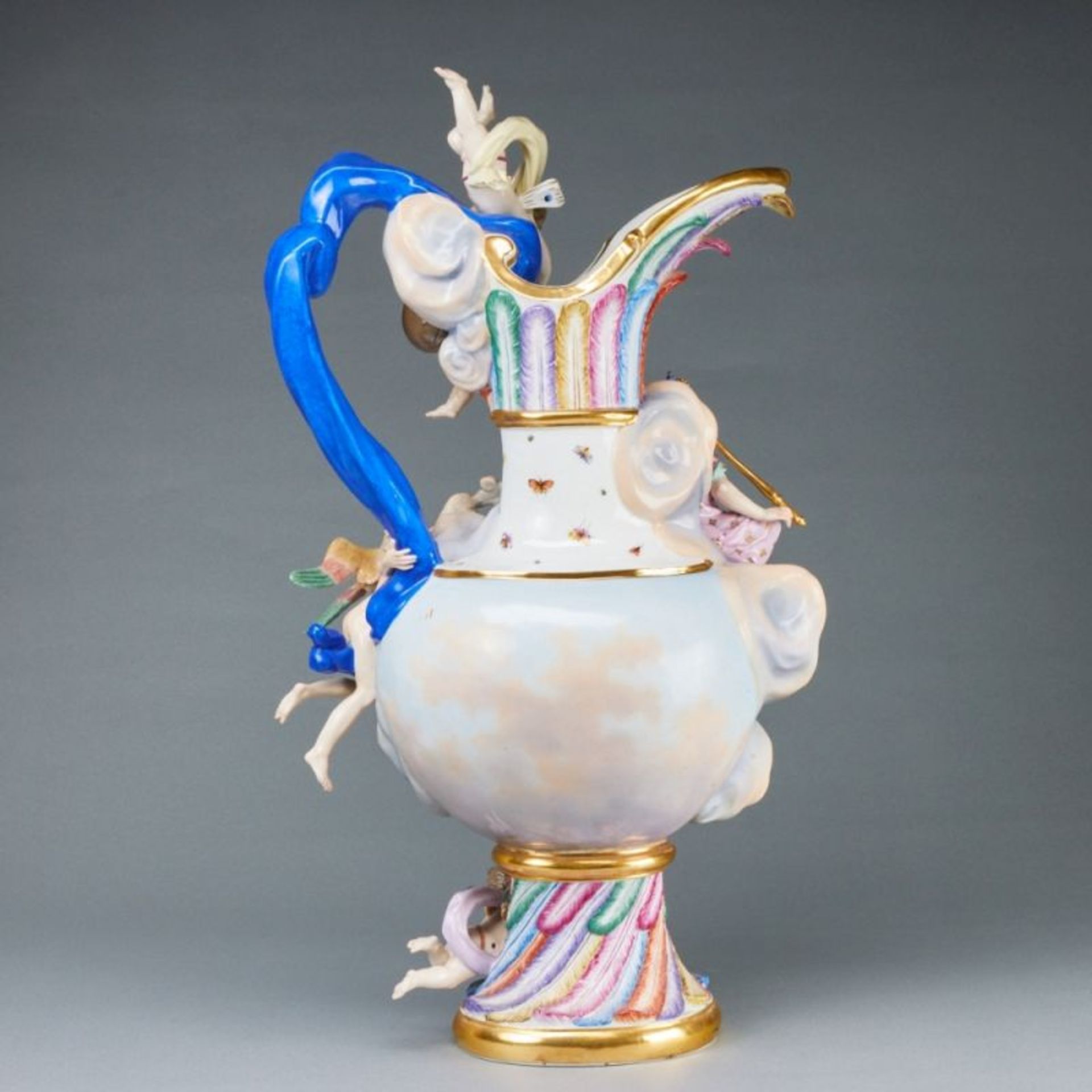 Große Elementenvase - Die Luft. Meissen um 1860-1880. - Bild 2 aus 2