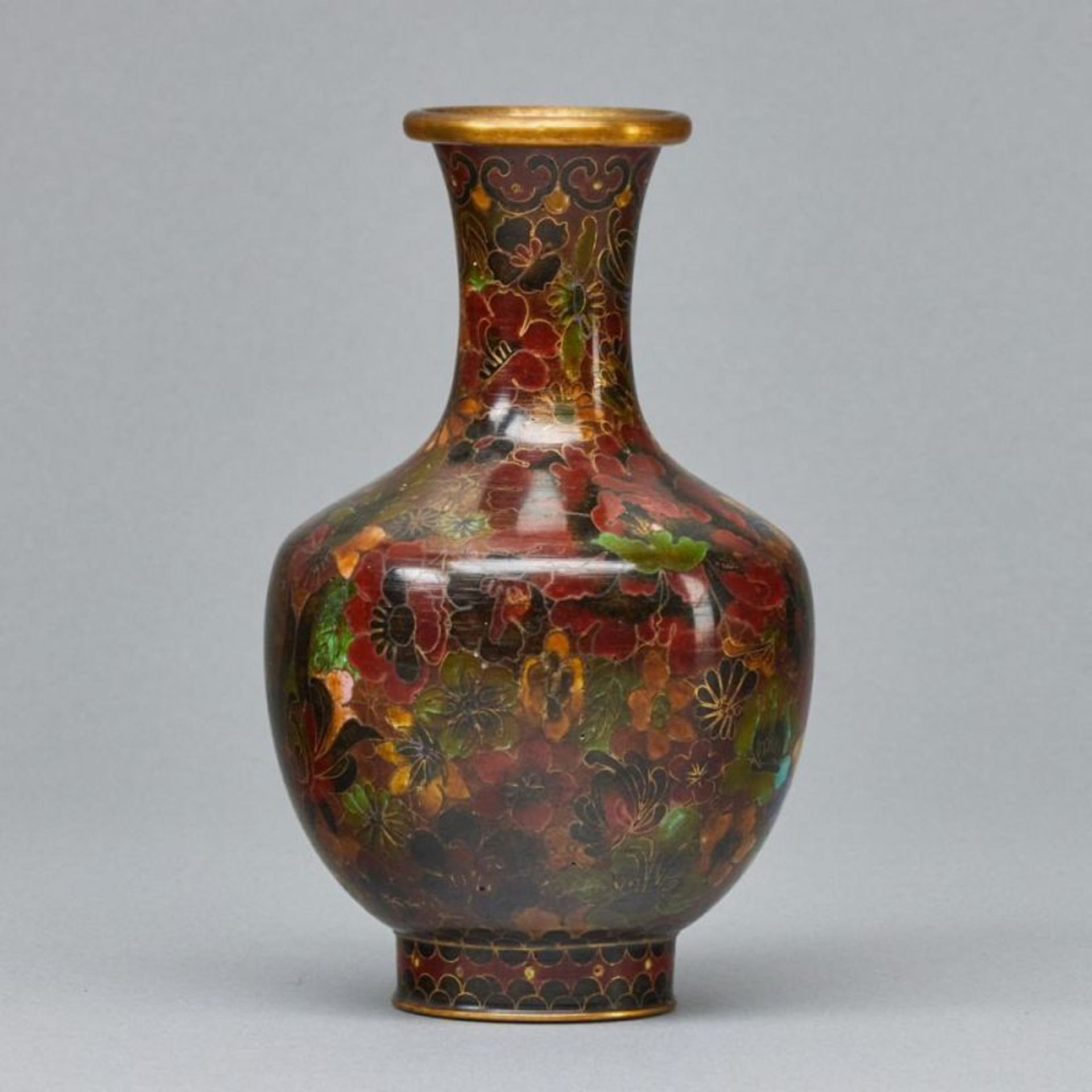 Kleine Cloisonne Vase - Image 3 of 3