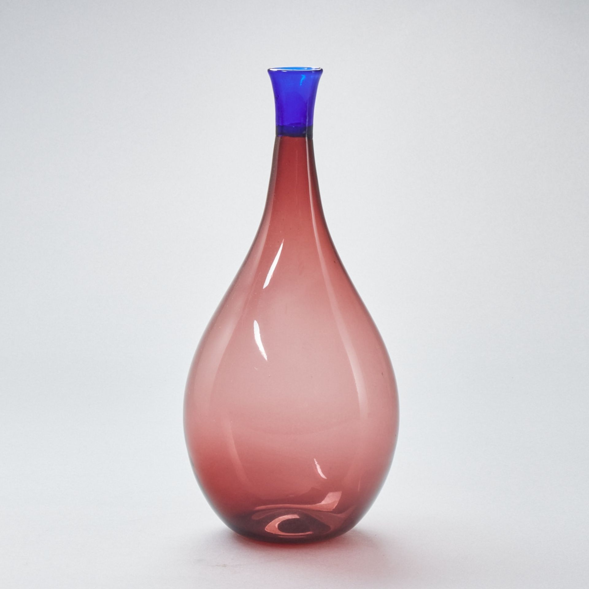 Tropfenförmige Vase 'Colletto' - Ludovico Diaz de Santillana. Venini & C., Murano um 1968.