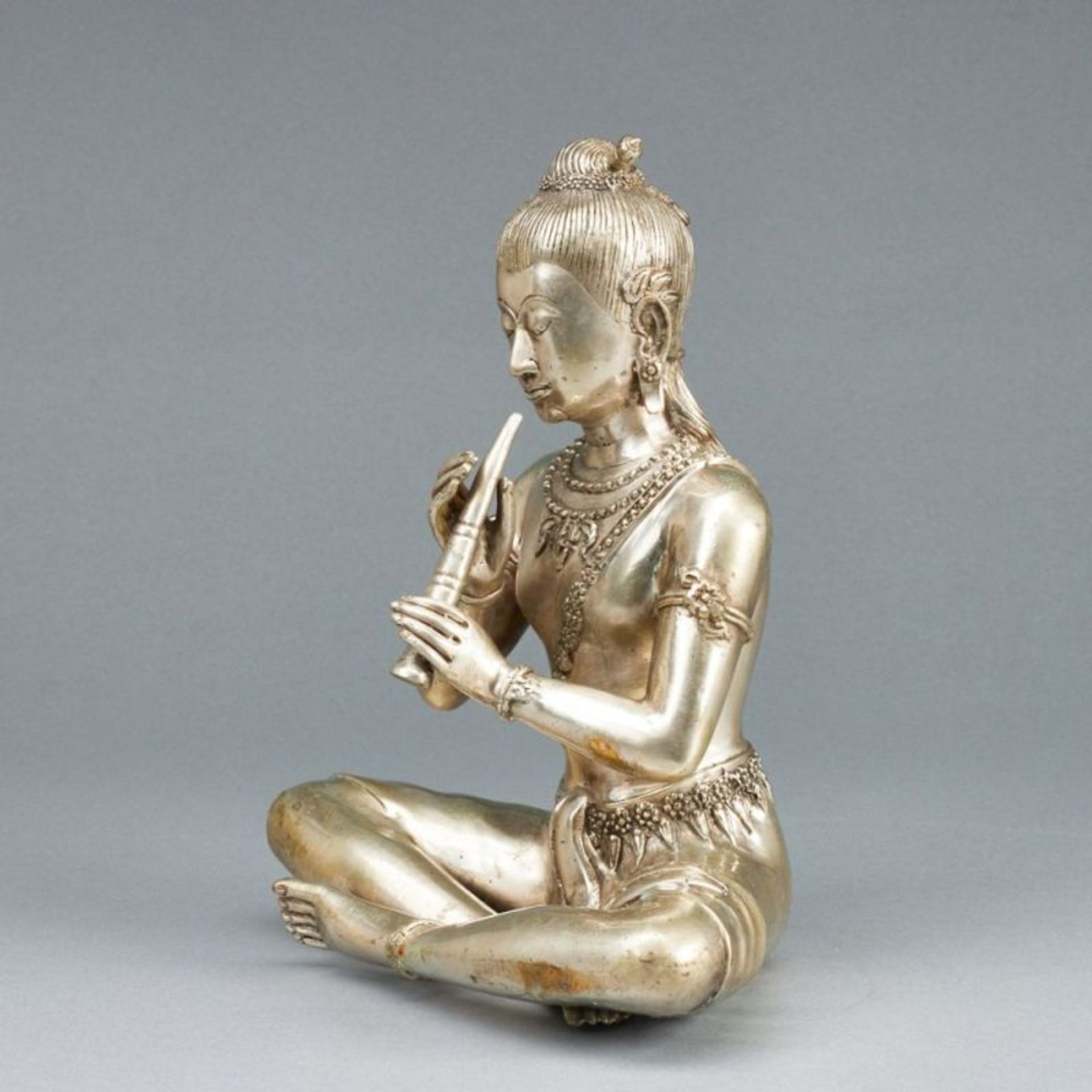 Flötenspielender Buddha - Image 2 of 3