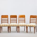 8 Stühle im Biedermeier Stil