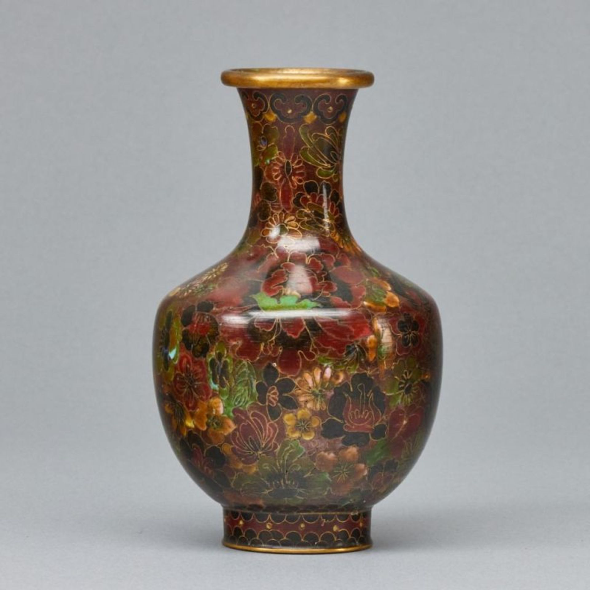 Kleine Cloisonne Vase - Image 2 of 3